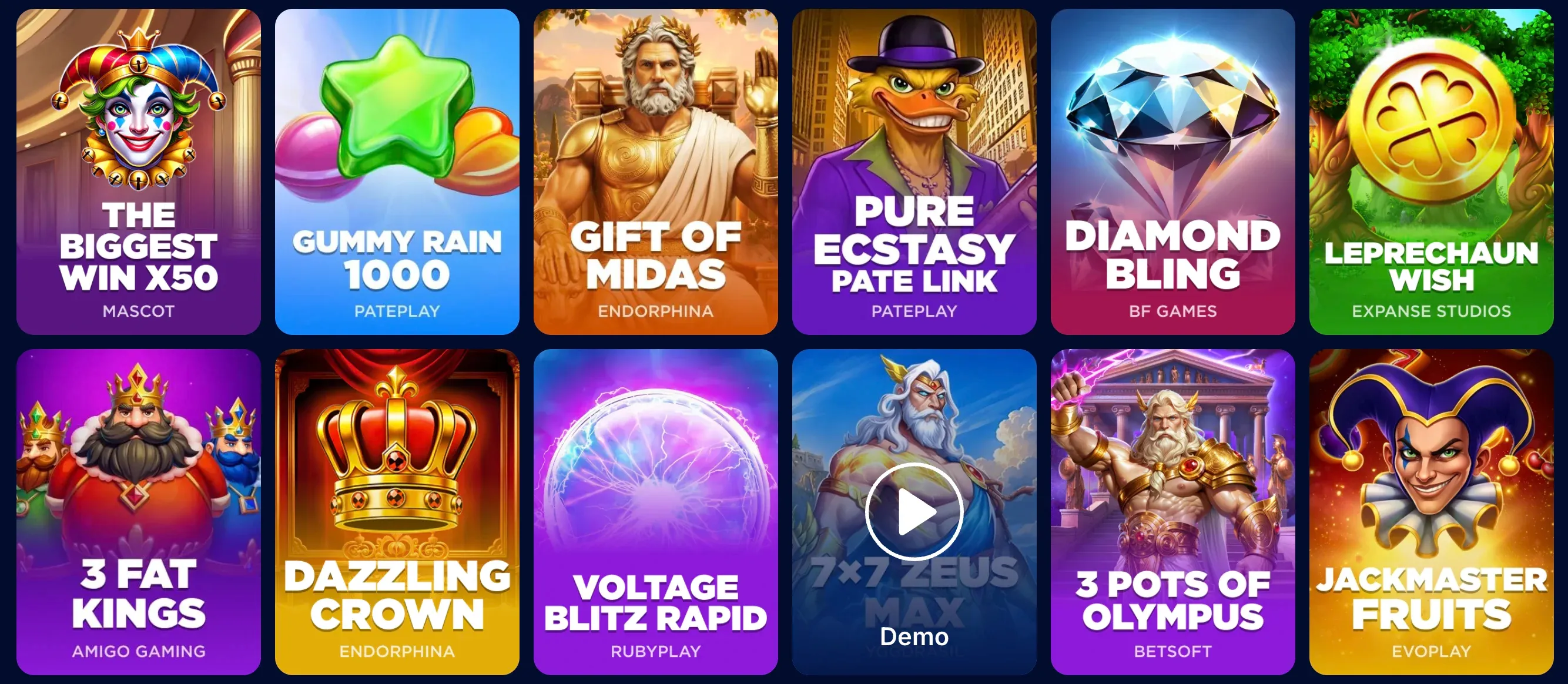 Sbírka her v Reelraven casino